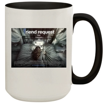 Friend Request 2016 15oz Colored Inner & Handle Mug