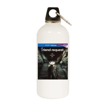 Friend Request 2016 White Water Bottle With Carabiner