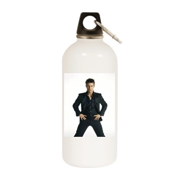 Tom Cruise White Water Bottle With Carabiner