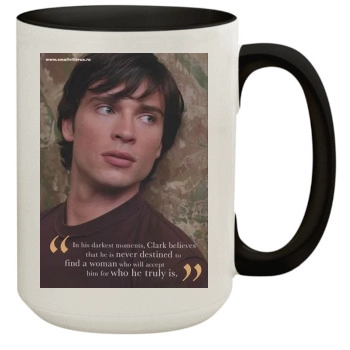 Tom Welling 15oz Colored Inner & Handle Mug