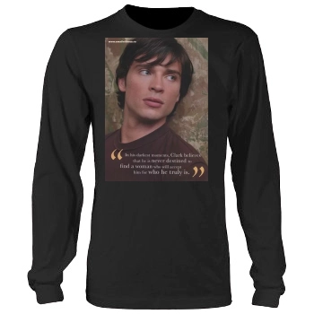 Tom Welling Men's Heavy Long Sleeve TShirt