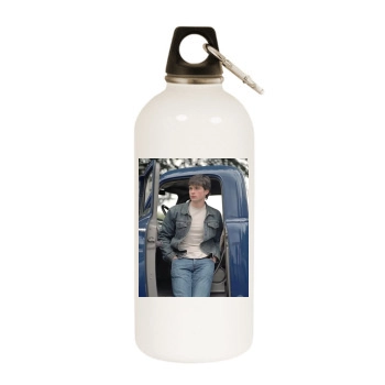 Tom Welling White Water Bottle With Carabiner