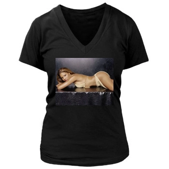 Toni Braxton Women's Deep V-Neck TShirt