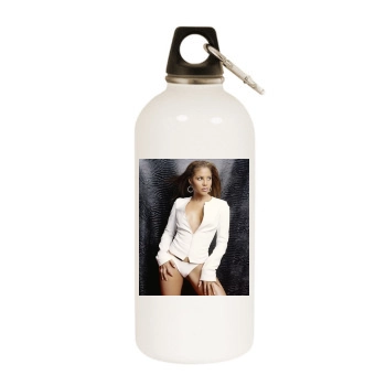 Toni Braxton White Water Bottle With Carabiner