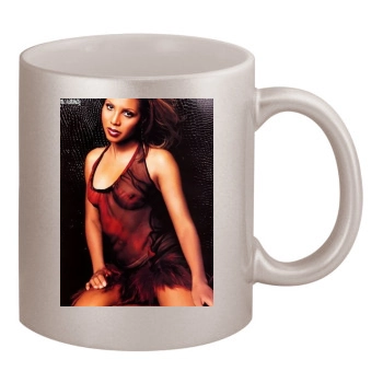 Toni Braxton 11oz Metallic Silver Mug