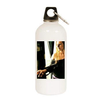 Tori Amos White Water Bottle With Carabiner