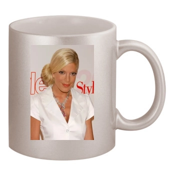 Tori Spelling 11oz Metallic Silver Mug