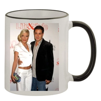 Tori Spelling 11oz Colored Rim & Handle Mug