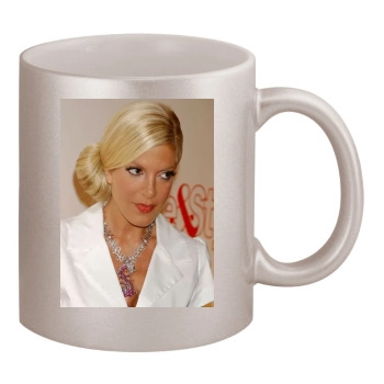 Tori Spelling 11oz Metallic Silver Mug