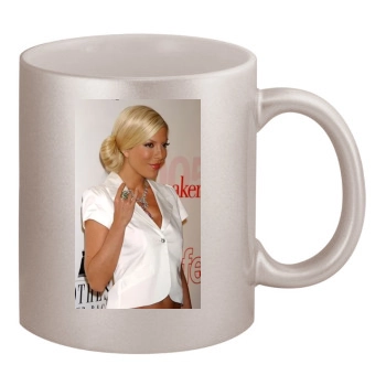 Tori Spelling 11oz Metallic Silver Mug