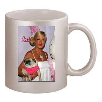 Tori Spelling 11oz Metallic Silver Mug