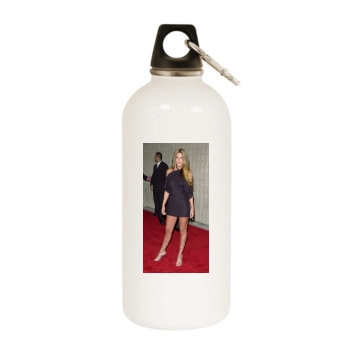 Tori Spelling White Water Bottle With Carabiner