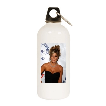 Tori Spelling White Water Bottle With Carabiner