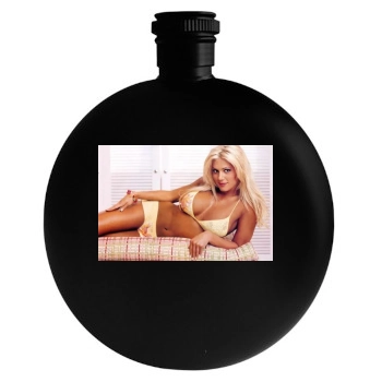 Torrie Wilson Round Flask