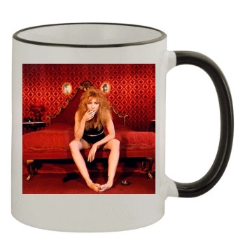 Traci Lords 11oz Colored Rim & Handle Mug