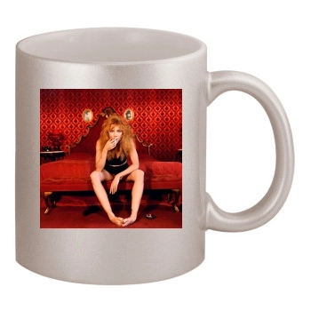 Traci Lords 11oz Metallic Silver Mug