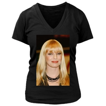 Traci Lords Women's Deep V-Neck TShirt