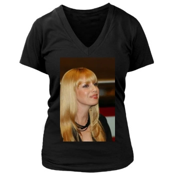 Traci Lords Women's Deep V-Neck TShirt