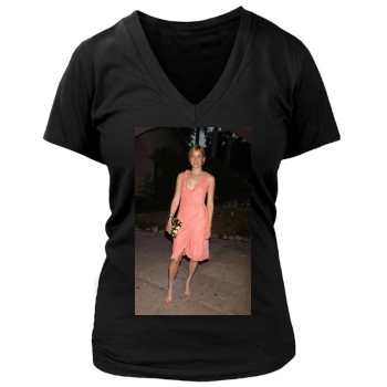 Traylor Howard Women's Deep V-Neck TShirt