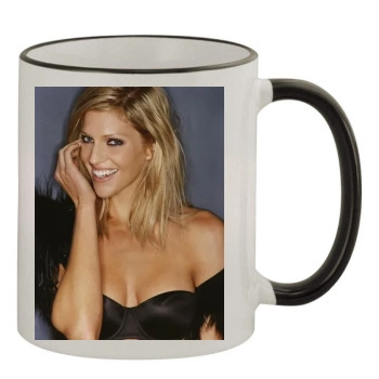 Tricia Helfer 11oz Colored Rim & Handle Mug