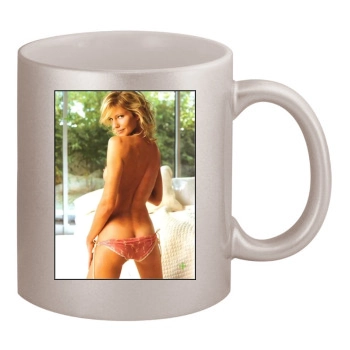 Tricia Helfer 11oz Metallic Silver Mug