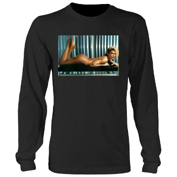 Tricia Helfer Men's Heavy Long Sleeve TShirt