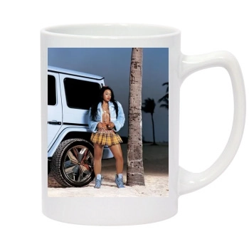 Trina 14oz White Statesman Mug