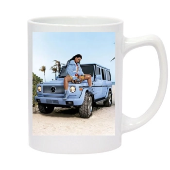 Trina 14oz White Statesman Mug