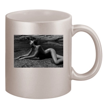 Hana Nitsche 11oz Metallic Silver Mug