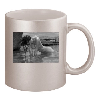 Hana Nitsche 11oz Metallic Silver Mug