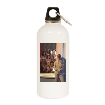 Hanna Verboom White Water Bottle With Carabiner