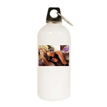 Trish Stratus White Water Bottle With Carabiner