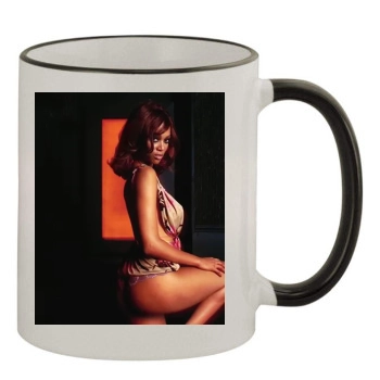 Tyra Banks 11oz Colored Rim & Handle Mug