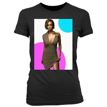 Tyra Banks Women's Junior Cut Crewneck T-Shirt