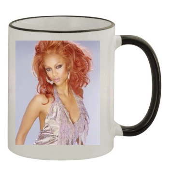 Tyra Banks 11oz Colored Rim & Handle Mug