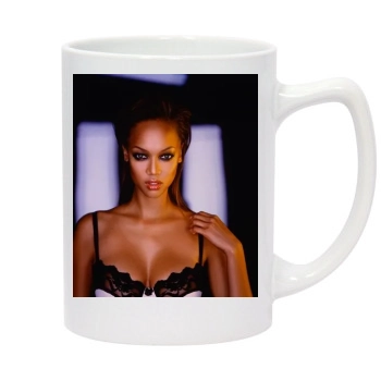 Tyra Banks 14oz White Statesman Mug