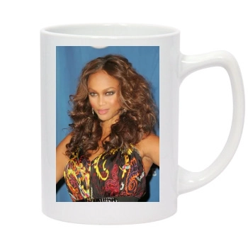 Tyra Banks 14oz White Statesman Mug