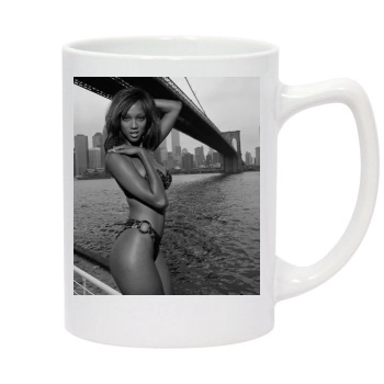 Tyra Banks 14oz White Statesman Mug