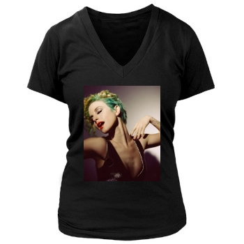 Hayley Williams Women's Deep V-Neck TShirt