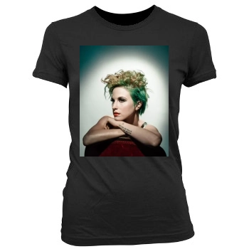 Hayley Williams Women's Junior Cut Crewneck T-Shirt