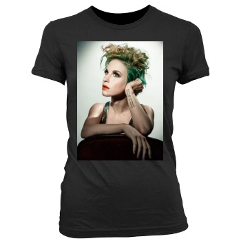 Hayley Williams Women's Junior Cut Crewneck T-Shirt