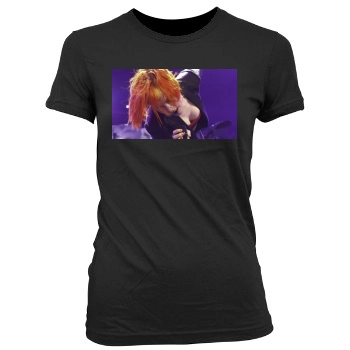 Hayley Williams Women's Junior Cut Crewneck T-Shirt