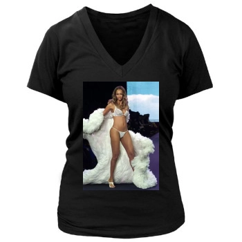 Tyra Banks Women's Deep V-Neck TShirt