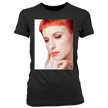 Hayley Williams Women's Junior Cut Crewneck T-Shirt