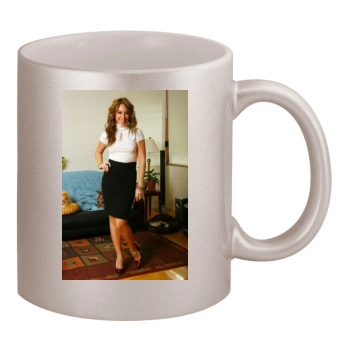 Haylie Duff 11oz Metallic Silver Mug