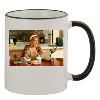 Haylie Duff 11oz Colored Rim & Handle Mug