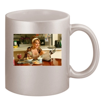 Haylie Duff 11oz Metallic Silver Mug