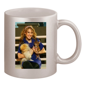 Haylie Duff 11oz Metallic Silver Mug