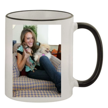 Haylie Duff 11oz Colored Rim & Handle Mug