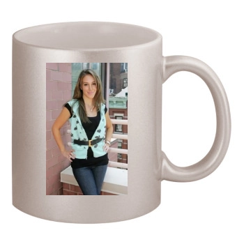 Haylie Duff 11oz Metallic Silver Mug